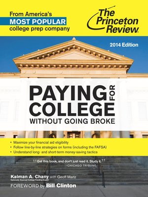 cover image of Paying for College Without Going Broke, 2014 Edition
